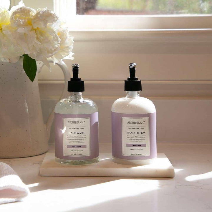 Archipelago Lavender Hand Wash and Lotion Set - LSA HOME