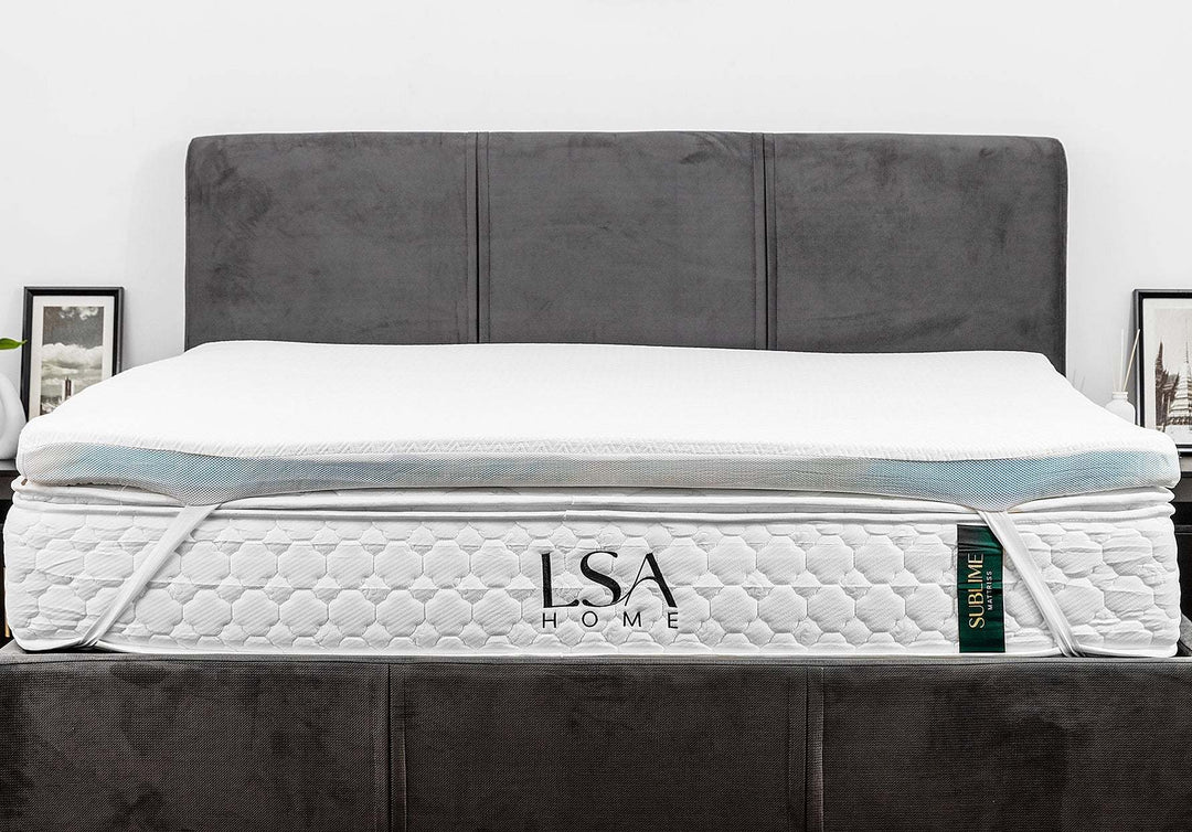 Gel Memory Foam Mattress Topper - LSA HOME