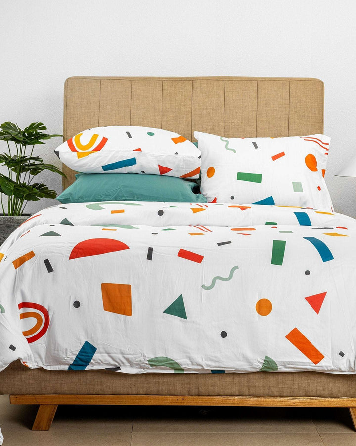 Geo Kids Duvet Cover Set - LSA HOME