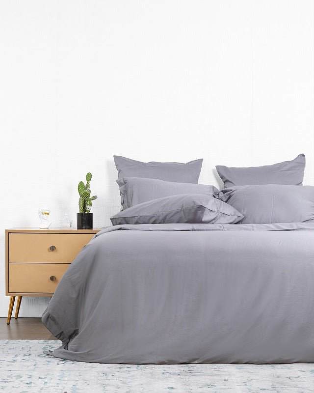 Luxe Sheet Set - Charcoal Grey - LSA Home