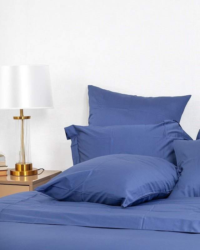 Denim Blue Luxe Sheet Set - LSA Home