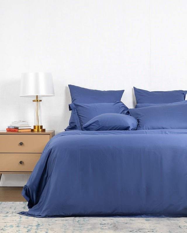 Denim Blue Luxe Sheet Set - LSA Home